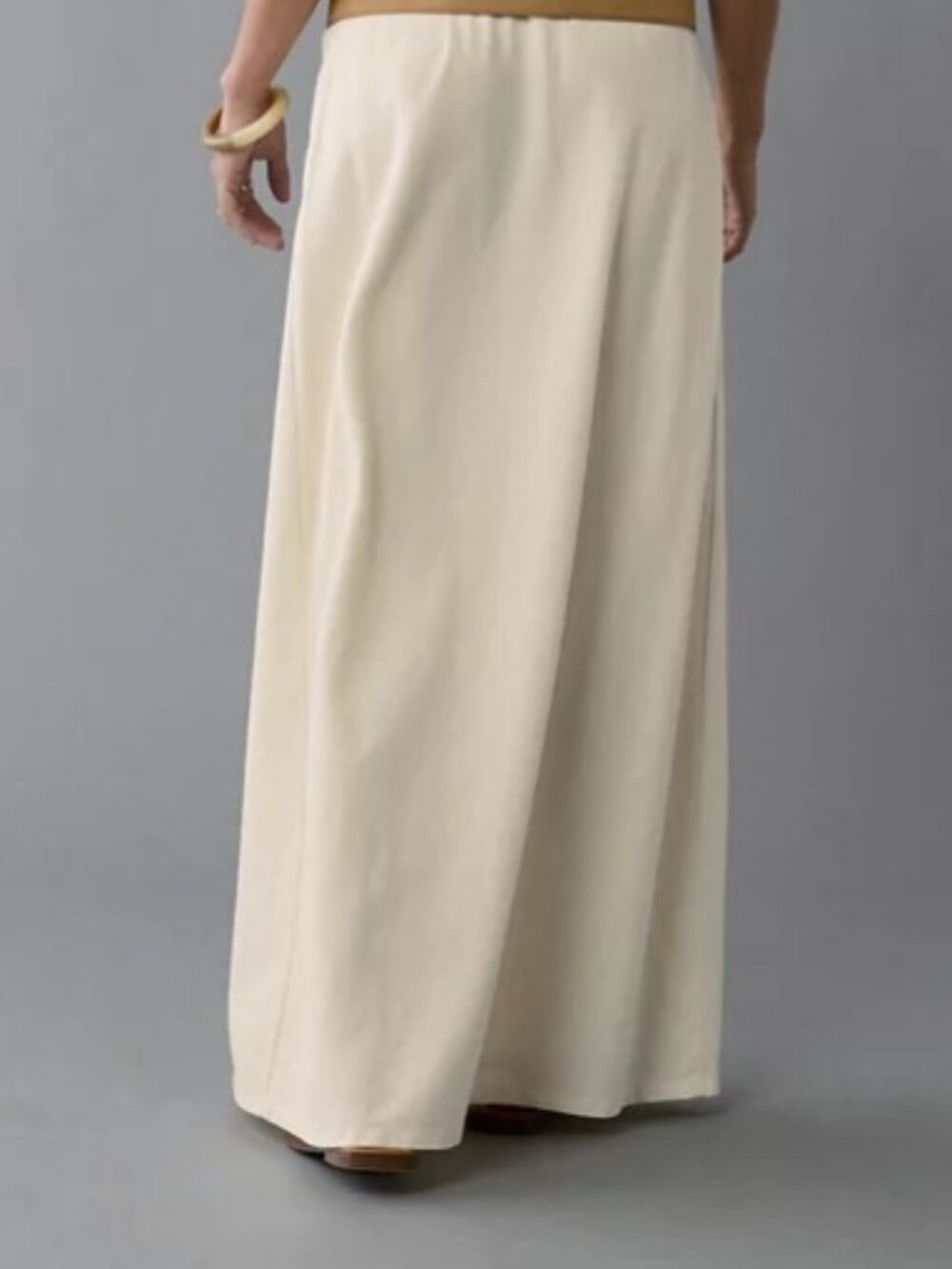 American Eagle Linen/Cotton High Waisted Maxi Skirt - Picture 2 of 6